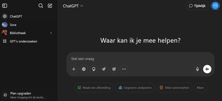 chatgpt in het nederlands