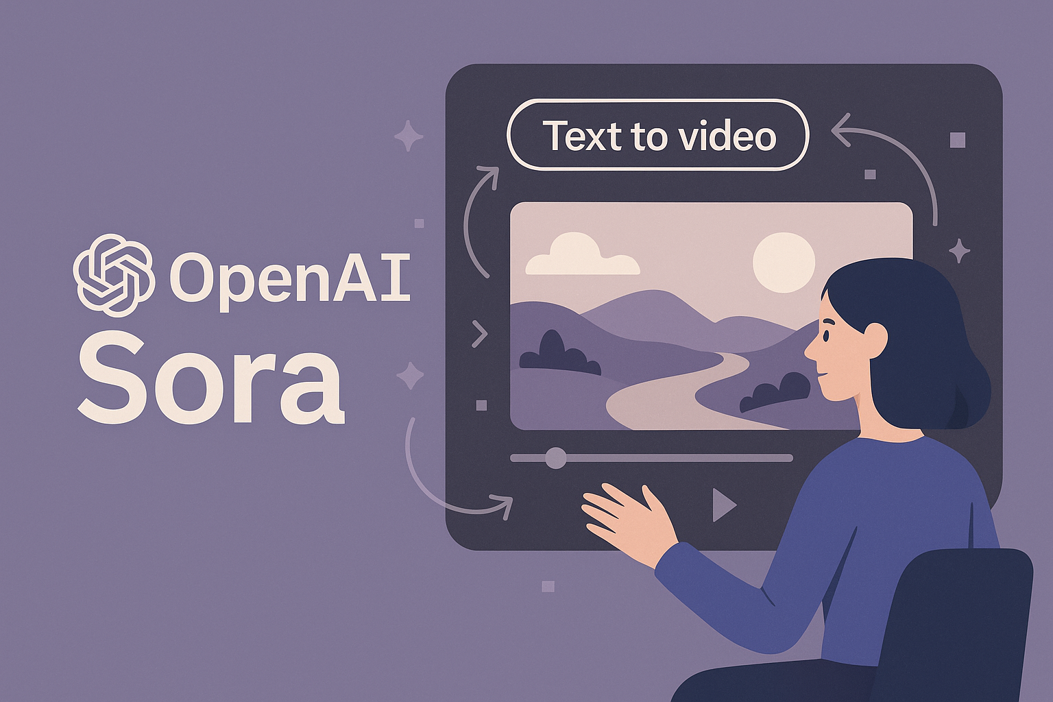 Interactive Sora Text-to-Video Technology.